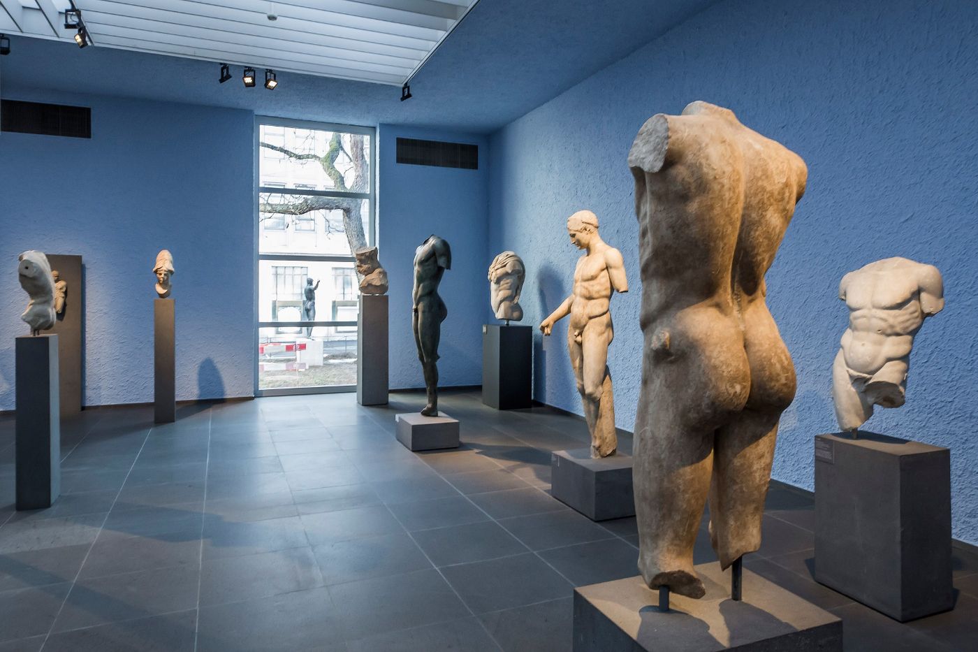 Blick in den Skulpturensaal 