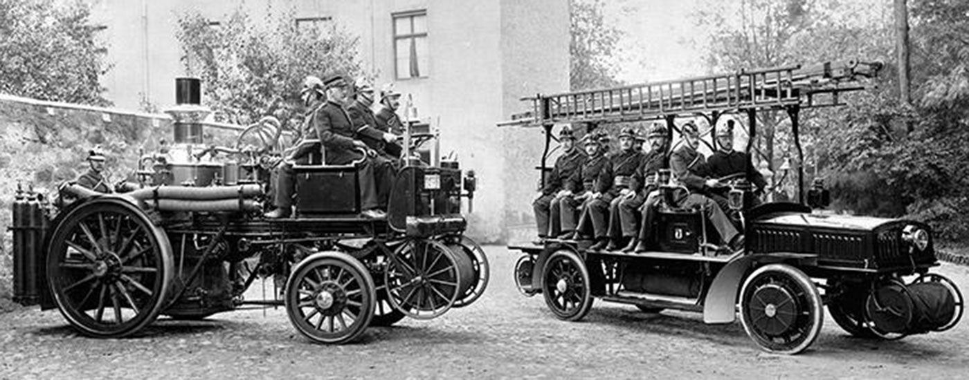 Elekrofahrzeug und Automobile Dampfspritze