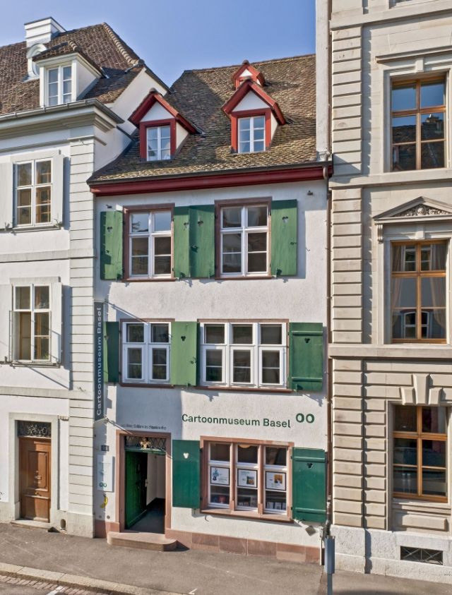 Aussenansicht des Cartoonmuseum Basel